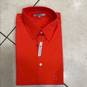 Express Men's Red Shirt